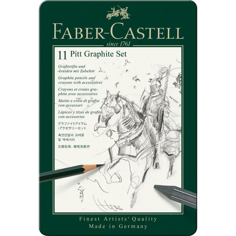 Faber Castell Pitt Graphite set, tin of 11