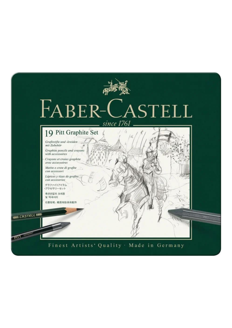 Faber Castell Pitt Graphite set, tin of 19