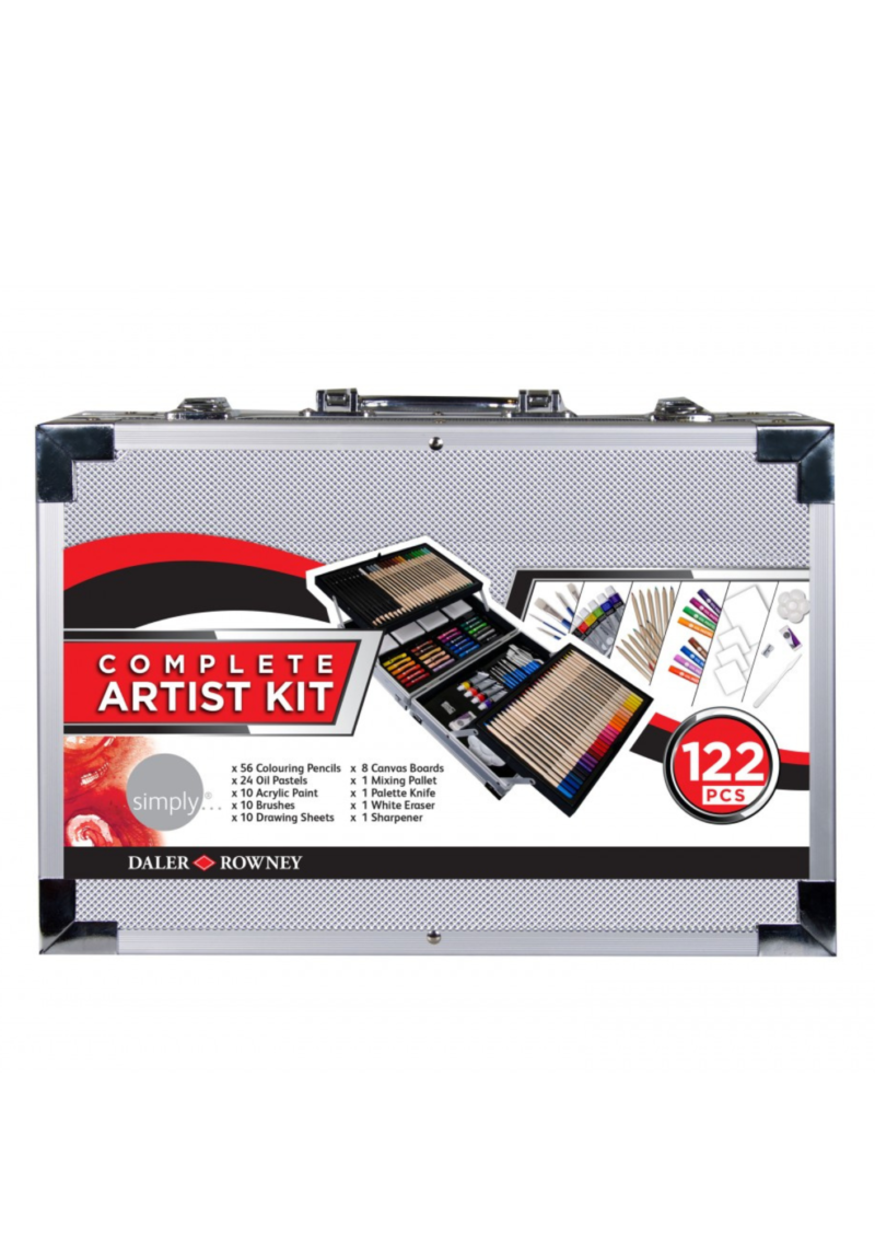 DALER-ROWNEY COMPLETE ARTIST KIT 122pcs