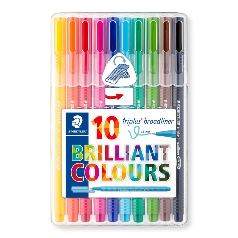 10 Triplus Broadliner 338 Triangular STAEDTLER