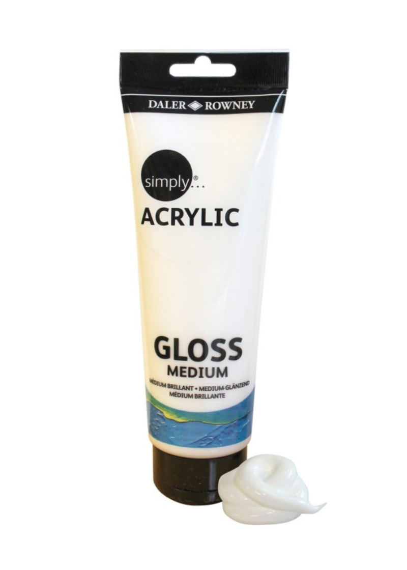 Daler Rowney Simply Acrylic Gloss Medium Brillant 250 ml