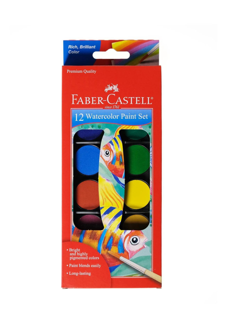 Faber Castell - Boite de 8 Aquarelles 24 mm