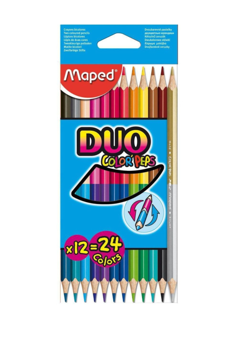 MAPED- color peps duo color x12=24