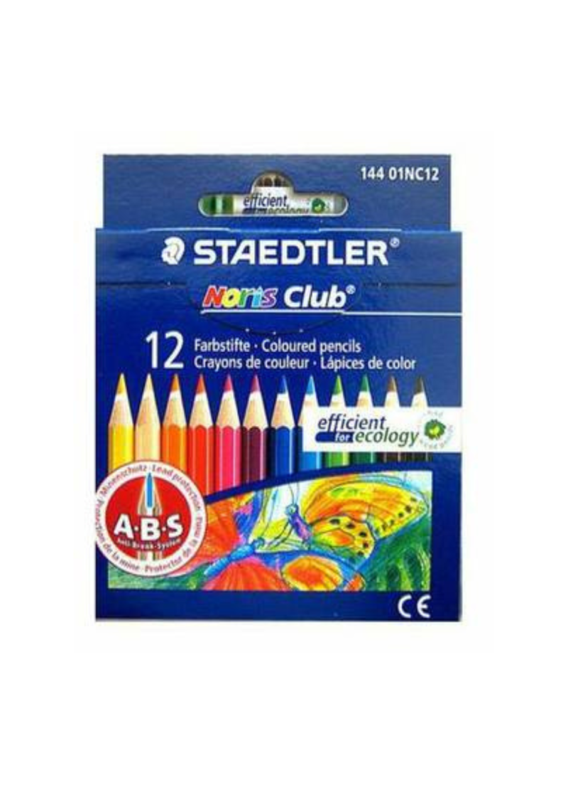 Bte carton 12 crayons couleur STAEDTLER 11cm