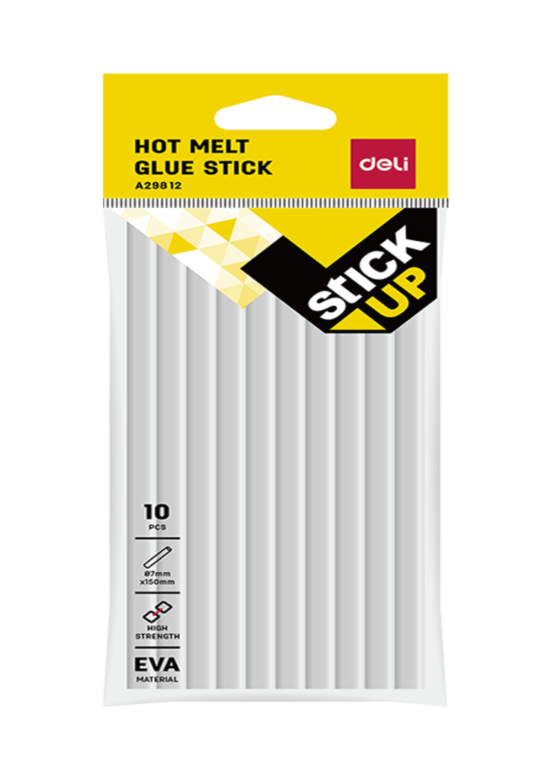Hot Melt Glue Stick DELI pack of 10pcs