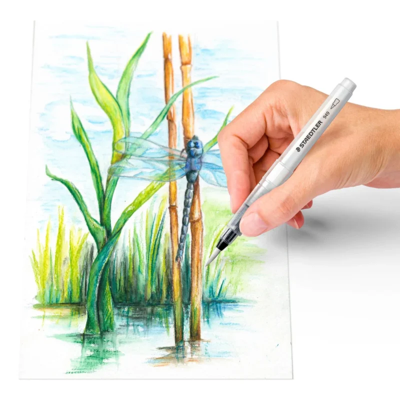 Blistercard containing 1 brush: round fine – Image 2