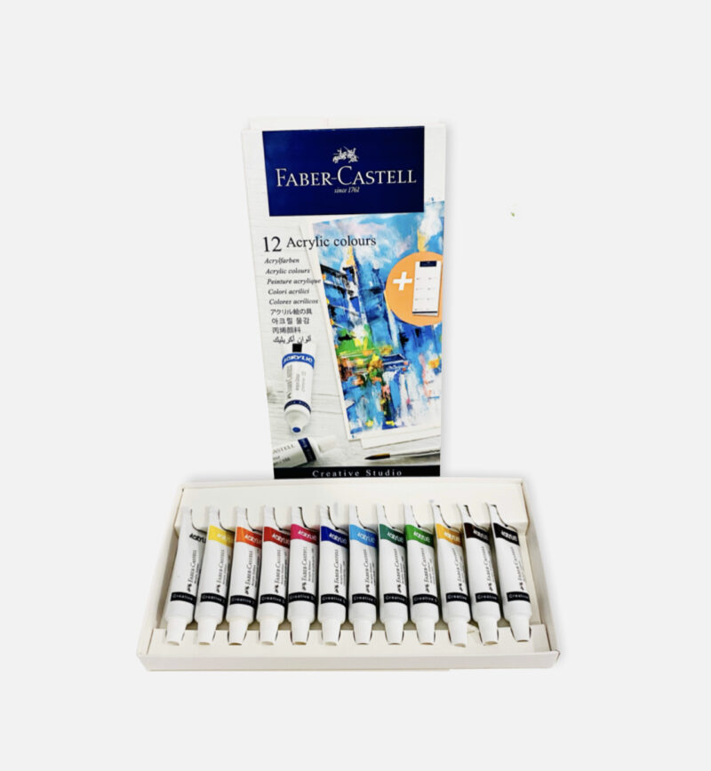 Faber Castell Creative Studio Acrylic Paint 12 Set