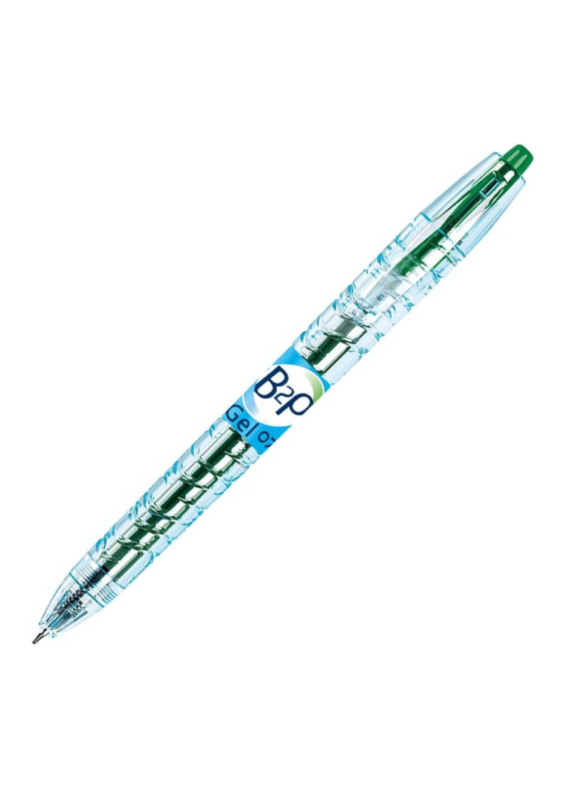 Stylo roller rétractable - Vert - B2P Gel - Pointe moyenne - Pilot