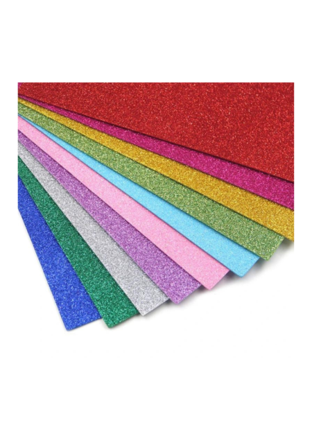 Papier Mousse Avec Paillettes A4