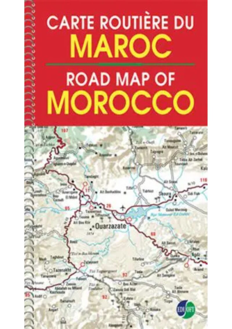 Carte Routière du Maroc Spirale