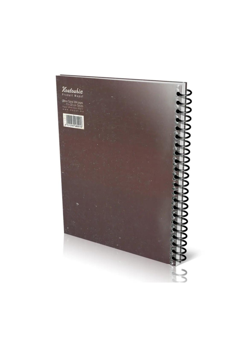 cahier spiral petit format 96 Pages 17x22 cm