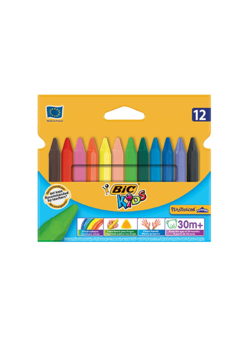 Pastel Bic Kids PLAstidecor Boite De 12