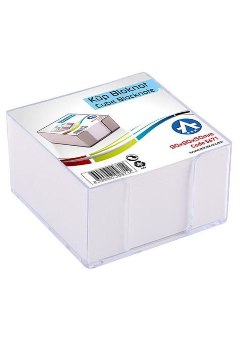 Bloc Cube Papier Blanc ARK