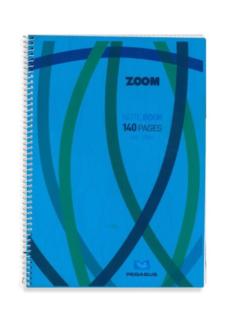 Cahier Spiral Polypro 140 Pages 70Gsm 5*5
