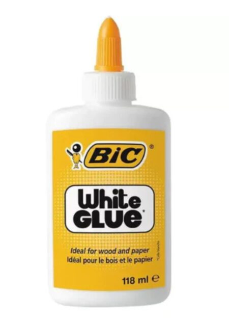 BIC Colle blanche bois et papier