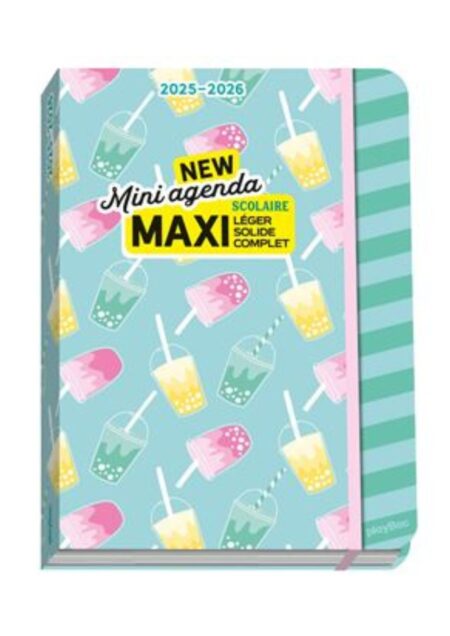 New mini agenda scolaire. Couverture Pixel Art Edition 2025-2026