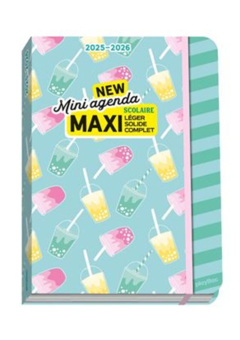 New mini agenda scolaire. Couverture Pixel Art Edition 2025-2026