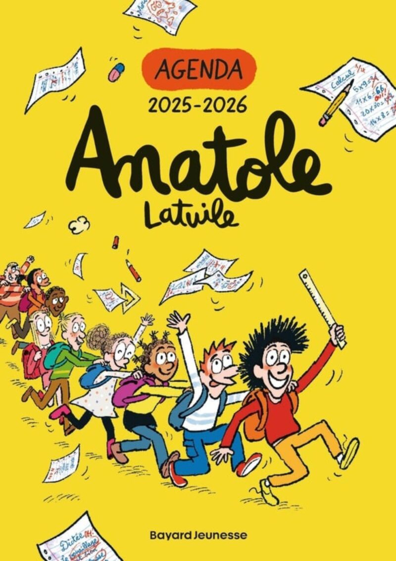 Nouveauté Agenda scolaire 2025-2026 Hachette - Anatole Latuile