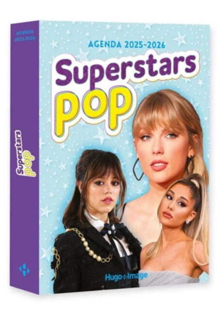 Agenda scolaire Superstars pop Edition 2025-2026