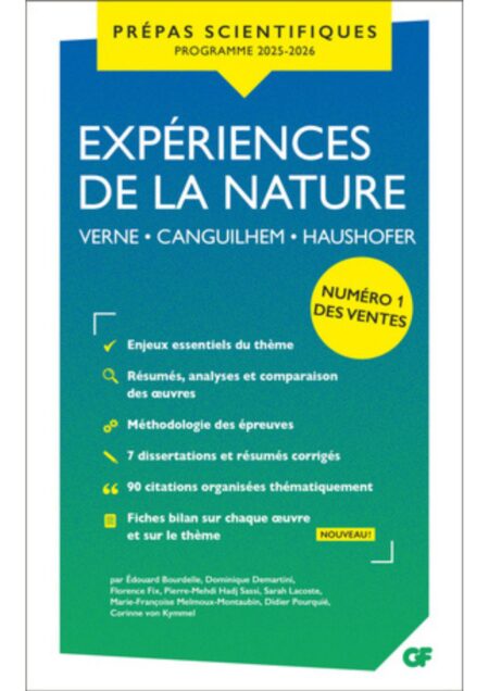 Expériences de la nature – Prépas scientifiques 2026