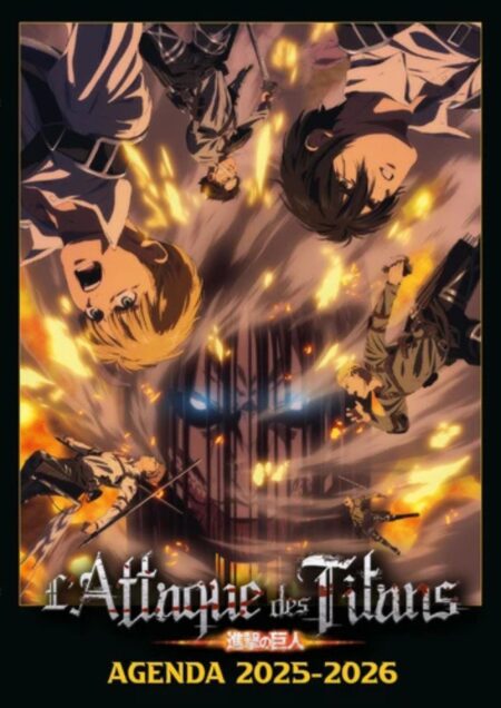 Agenda scolaire Attaque des Titans Edition 2025-2026