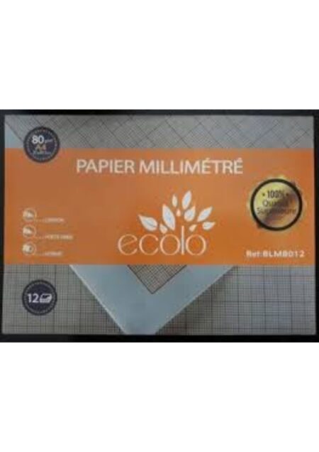 Pochette papier millimétré 12F