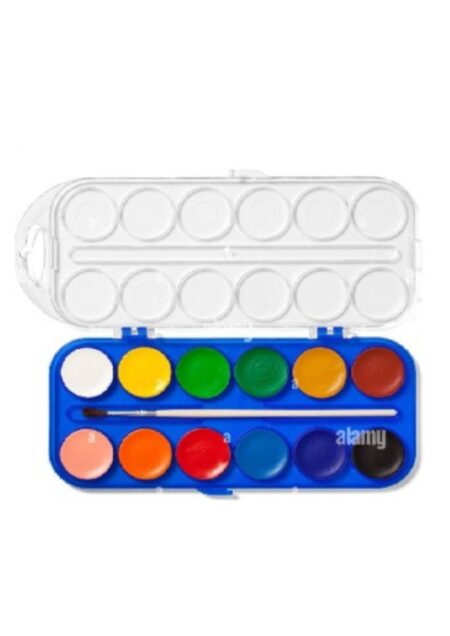 AQUARELLE 12 GODETS DIA 30MM ALGO