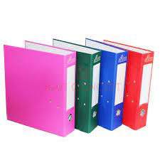 CLASSEUR A LEVIER EN CARTON SICLA COULORS