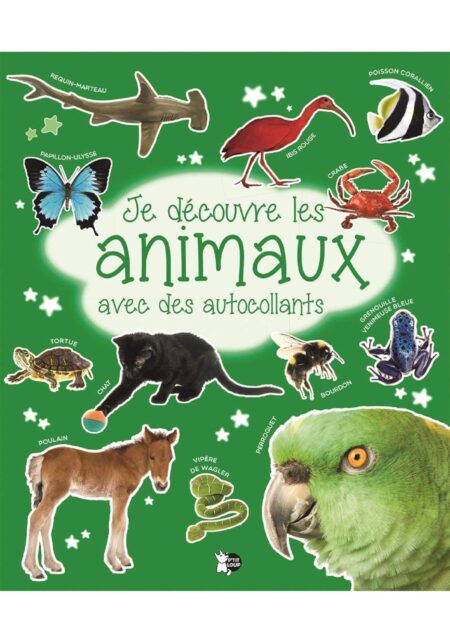 Je découvre les animaux avec des autocollants