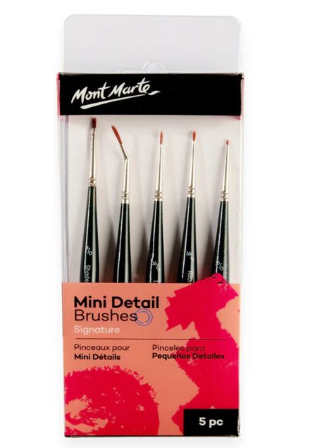Mini Detail Brushes Signature 5pc