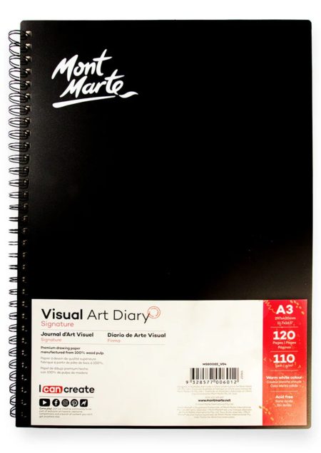 Visual Art Diary Signature 110gsm A3 120 Page