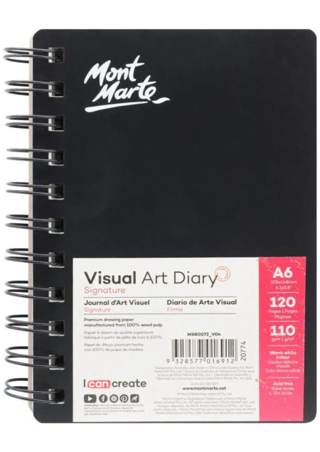 Visual Art Diary Signature A6 120page 110gsm