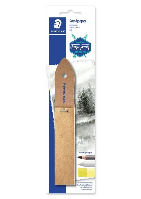 STAEDTLER Sandpaper Blistercar containing 12 sheets