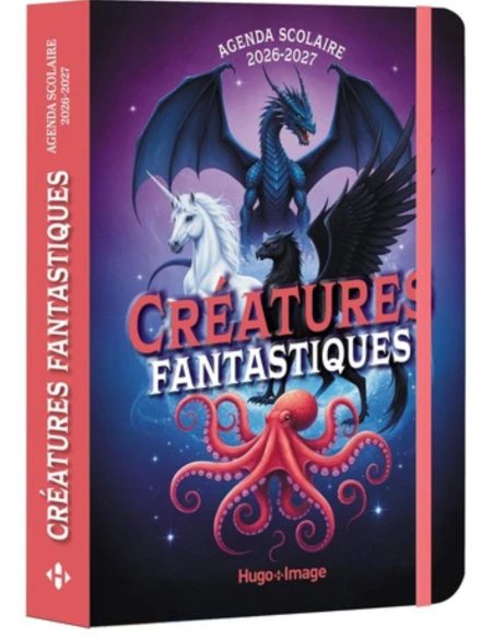 Agenda scolaire créatures fantastiques Edition 2026-2027
