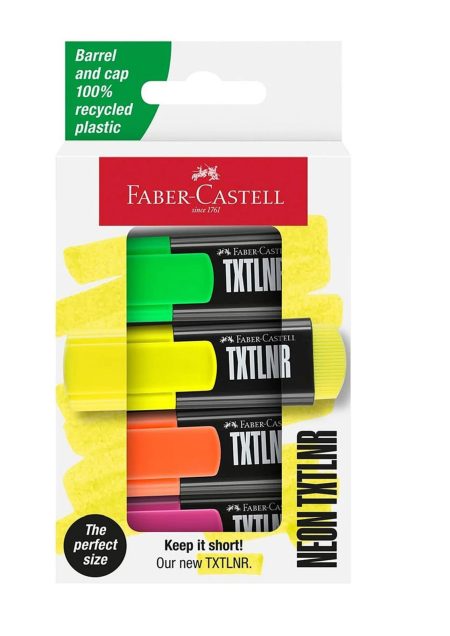 Faber Castell Mini fluo marker 4pcs