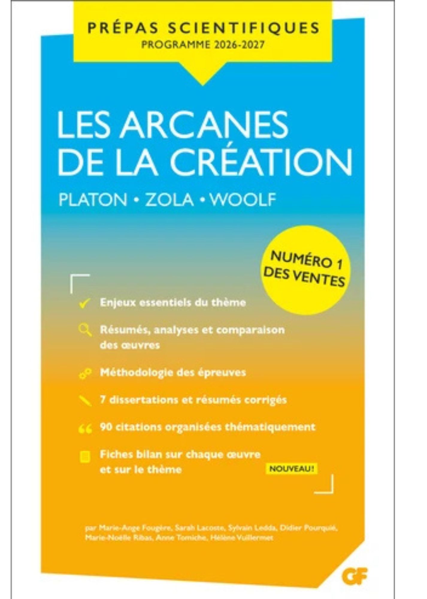 Les arcanes de la création : Prépas scientifiques 2026-2027