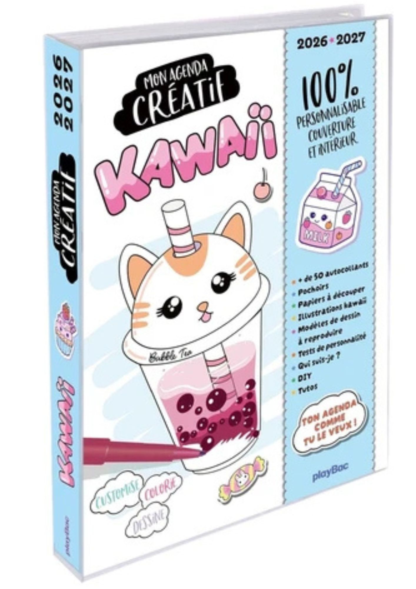 Mon agenda créatif Kawaii Edition 2026-2027