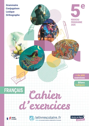 Français 5e. Cahier d’exercices Edition 2026